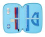Safta Plumier triple Stitch "Happy" 37 pièces - 12,5x19,5x5,5 cm