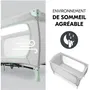 Hauck Sleep N Play Go Plus - Lit parapluie et parc de jeu pliable avec roulettes, 60 x 120 cm, Dusty Mint, de la naissance