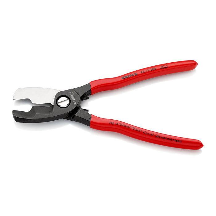 Ciseaux d'électricien Knipex 9511200 Acier Plastique Coupe-câble