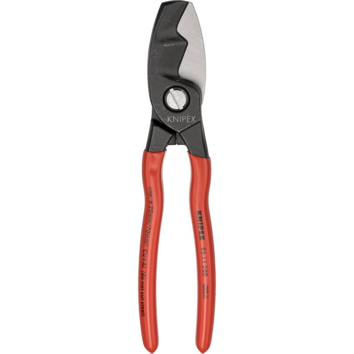 Knipex Ciseau à câbles à double tranchant 95 11 200