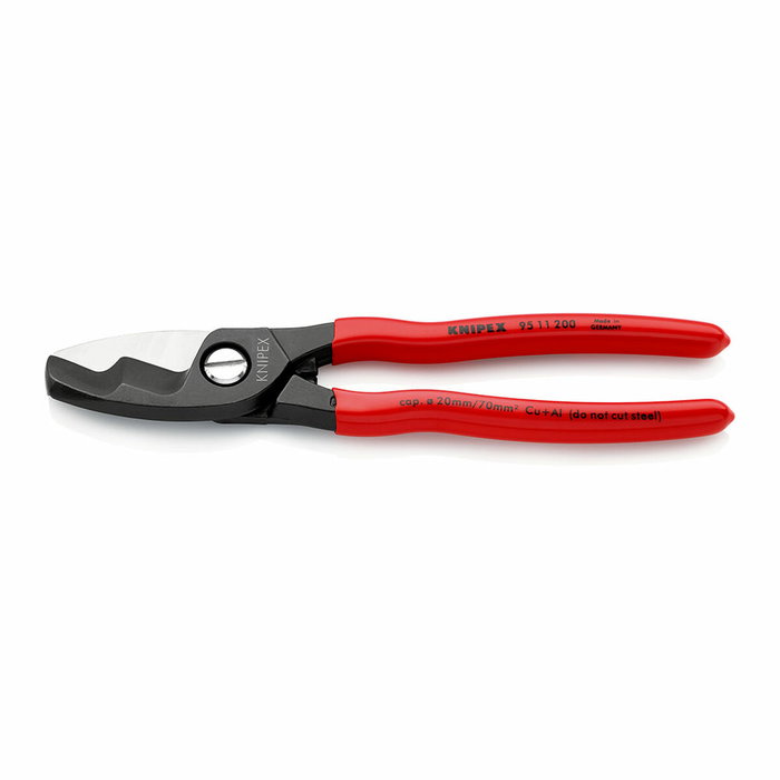 Ciseaux d'électricien Knipex 9511200 Acier Plastique Coupe-câble Ciseaux d'électricien Knipex 9511200 Acier Plastique Coupe-câble