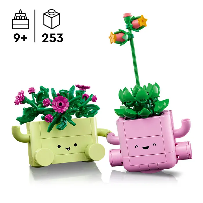 Lego 11506 - LEGO Botanicals Petites Plantes Dansantes - Jeu de Construction Décoratif - Cadeau pour Enfants Dès 9 Ans