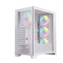 Einarex P600 RGB White Boîtier Gaming ATX Blanc