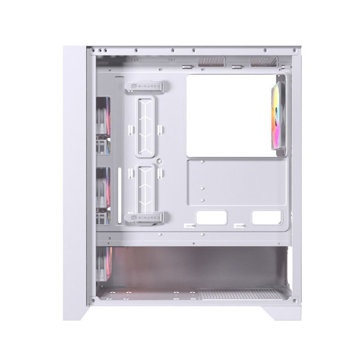 Einarex P600 RGB White Boîtier Gaming ATX Blanc