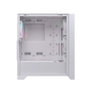 Einarex P600 RGB White Boîtier Gaming ATX Blanc