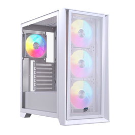 Einarex P600 RGB White Boîtier Gaming ATX Blanc