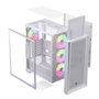 Einarex P600 RGB White Boîtier Gaming ATX Blanc