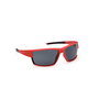 Timberland Lunettes de soleil TB9308 67T Homme Rectangulaires Polarisées Rouge 130 mm