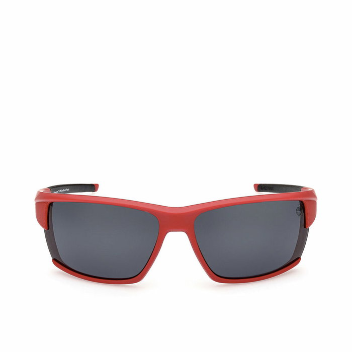 Timberland TB9308 67D Lunettes de soleil rectangulaires rouges Timberland TB9308 67D Lunettes de soleil rectangulaires rouges