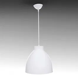 Lampe suspendue Adelyn SKD-P004-B Blanc ou Noir Design Industriel Métal/PVC E27 Compatible LED
