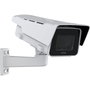 Axis P1385-E Caméra de surveillance extérieure IP robuste 2MP/1080p, grand angle varifocal, résistante aux impacts, avec audio bidirectionnel et détection IA