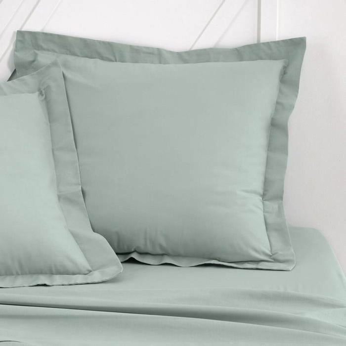 Today Taie d'oreiller TODAY Essential Céladon 63 x 63+5 cm