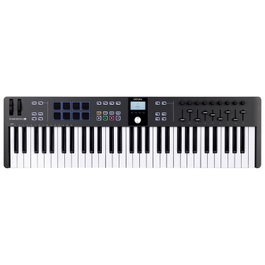 Arturia Keylab Essential 61 Mk3 Noir - Clavier Maître USB 61 touches avec Pads RGB et Logiciel Analog Lab V