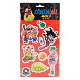 SD TOYS Blister de 5 aimants décoratifs Dragon Ball - Figurines magnétiques - Dimensions : 280 x 155 x 3 mm