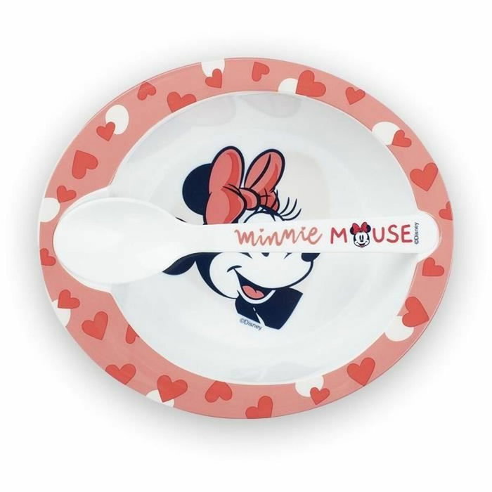 Thermobaby Set repas micro-ondes Minnie - Bol et cuillère - 2 pièces Thermobaby Set repas micro-ondes Minnie - Bol et cuillère - 2 pièces