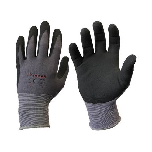 Tuman Gants en Nylon Spandex avec revêtement Nitrile/PU-Foam Taille 10 Tuman Gants en Nylon Spandex avec revêtement Nitrile/PU-Foam Taille 10