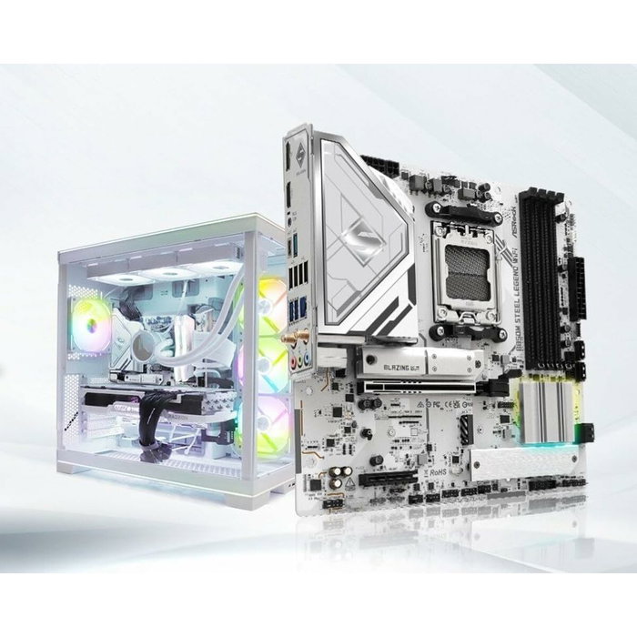 Carte Mère ASRock B850M Steel Legend WiFi Intel Wi-Fi 6 AMD AM5 AMD B850 Carte Mère ASRock B850M Steel Legend WiFi Intel Wi-Fi 6 AMD AM5 AMD B850