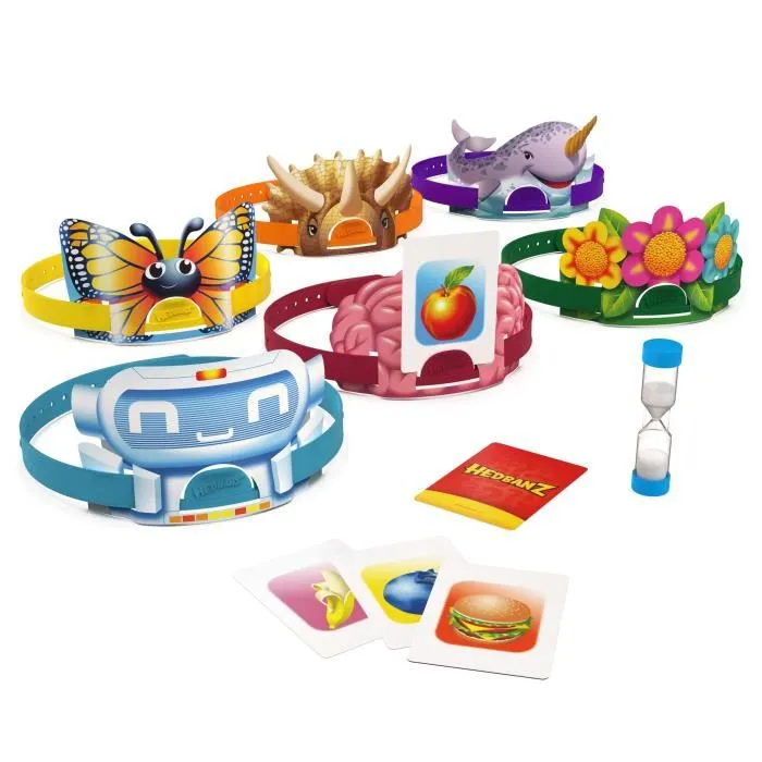 Spin Master - Jeu Devine Tête Classique, 2 à 6 joueurs, avec 72 cartes, 6 bandeaux et sablier, Jeu de devinettes en famille, À partir de 6 ans Spin Master - Jeu Devine Tête Classique, 2 à 6 joueurs, avec 72 cartes, 6 bandeaux et sablier, Jeu de devinettes en famille, À partir de 6 ans