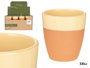 La Dehesa Verre en Terre Cuite Jaune 330 ml 9x9x9,5 cm (Four, Micro-ondes, Lave-vaisselle) (Set de 24)