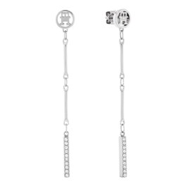 Tommy Hilfiger Boucles d'oreilles 2781001 en acier inoxydable gris