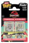 Funko Pack de 2 figurines Bitty POP! Jurassic Park Vinyl Tyrannosaurus Fossil & Dilophosaurus