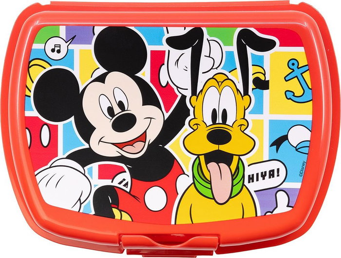 Mickey Mouse Boîte à Sandwich Rouge