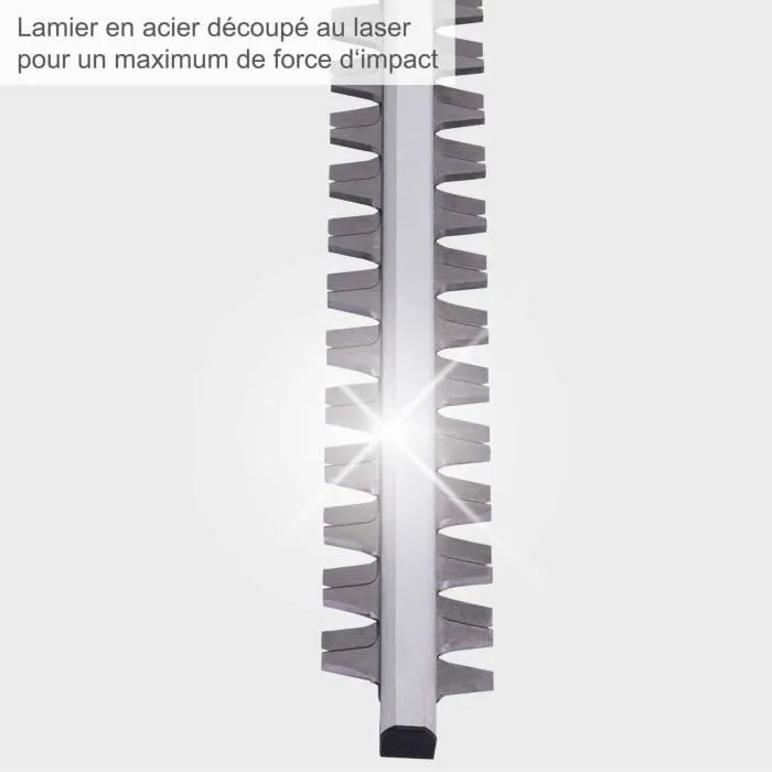 Scheppach ETHT1000 Taille-haie électrique télescopique - Capacité de coupe 16 mm - Réglable sur 6 positions - Pour haies hautes Scheppach ETHT1000 Taille-haie électrique télescopique - Capacité de coupe 16 mm - Réglable sur 6 positions - Pour haies hautes