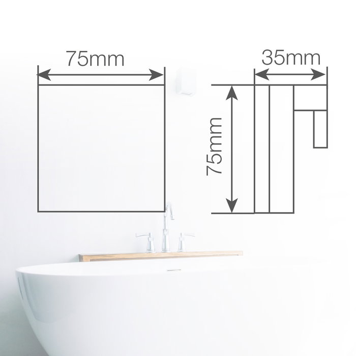 Basic_Line Applique salle de bain LED Tilani 4,5W 4000K IP44 Basic_Line Applique salle de bain LED Tilani 4,5W 4000K IP44