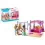 PLAYMOBIL 71847 Chambre de princesse avec lit baldaquin, personnage, tapis, 3 robes et accessoires - Univers féérique pour enfants à partir de 3 ans