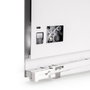 Emuca Kit Tiroir Extérieur Vertex, Hauteur 93mm, Profondeur 550mm, Réglage 3D, Blanc