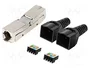 LANBERG Connecteur RJ45 Cat 6 Argent