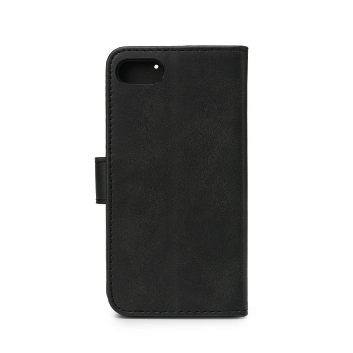 eSTUFF WALES - Coque portefeuille avec support en PU pour iPhone SE 2022/2020 - Noir eSTUFF WALES - Coque portefeuille avec support en PU pour iPhone SE 2022/2020 - Noir
