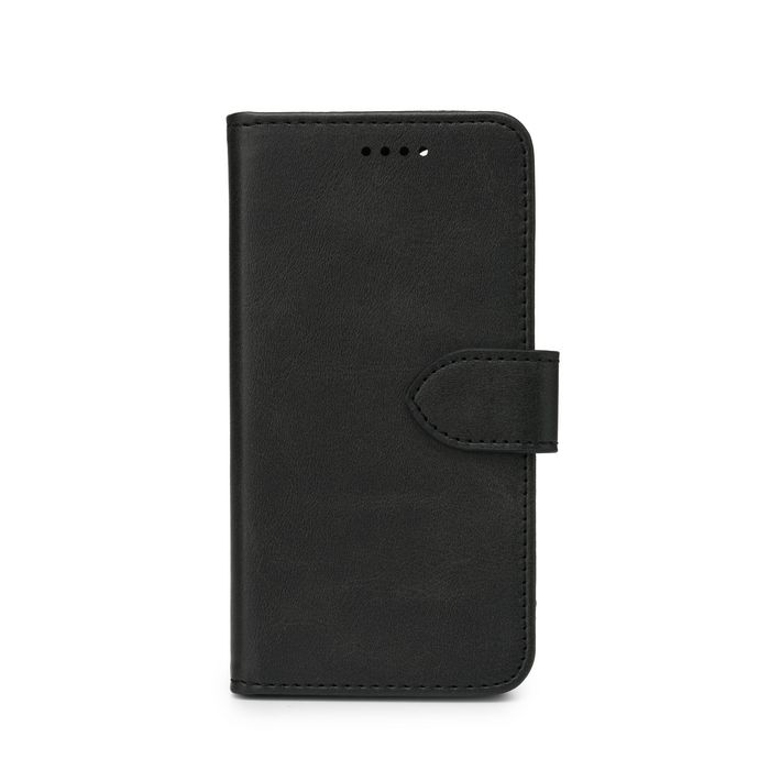 eSTUFF WALES - Coque portefeuille avec support en PU pour iPhone SE 2022/2020 - Noir eSTUFF WALES - Coque portefeuille avec support en PU pour iPhone SE 2022/2020 - Noir