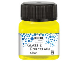 Kreul Peinture Verre et Porcelaine Glass&Porcelain Jaune 20ml