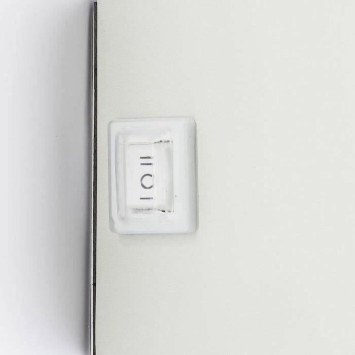 Brilliant ISEO Applique magnétique d'extérieur rechargeable Blanc