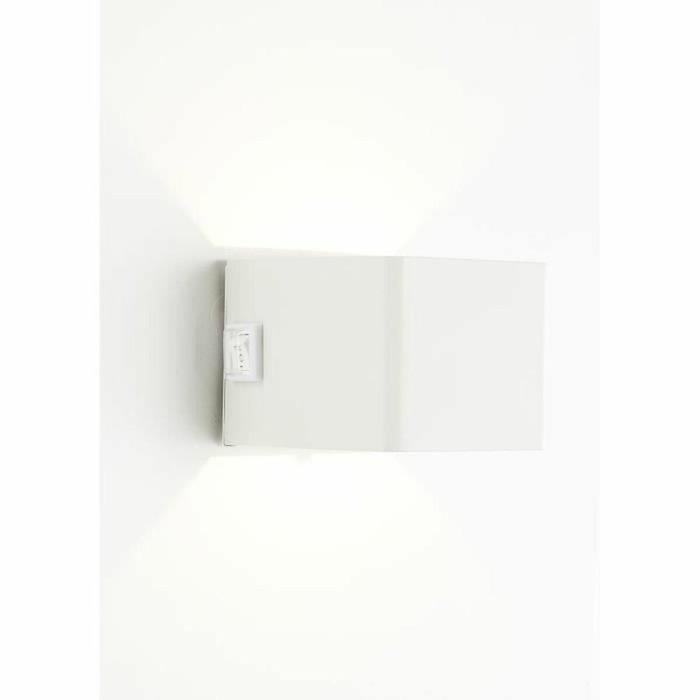 Brilliant ISEO Applique magnétique d'extérieur rechargeable Blanc