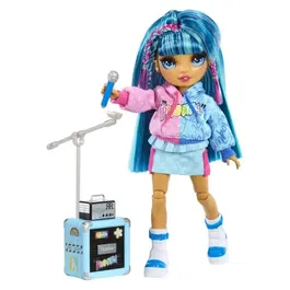 Rainbow High Jr High - Poupée Fashion Dolls Skyler - Rockband - Collection de 4 personnages de 22 cm
