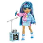 Rainbow High Jr High - Poupée Fashion Dolls Skyler - Rockband - Collection de 4 personnages de 22 cm