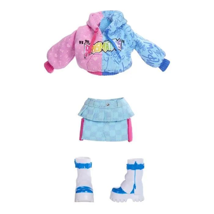 Rainbow High Jr High - Poupée Fashion Dolls Skyler - Rockband - Collection de 4 personnages de 22 cm