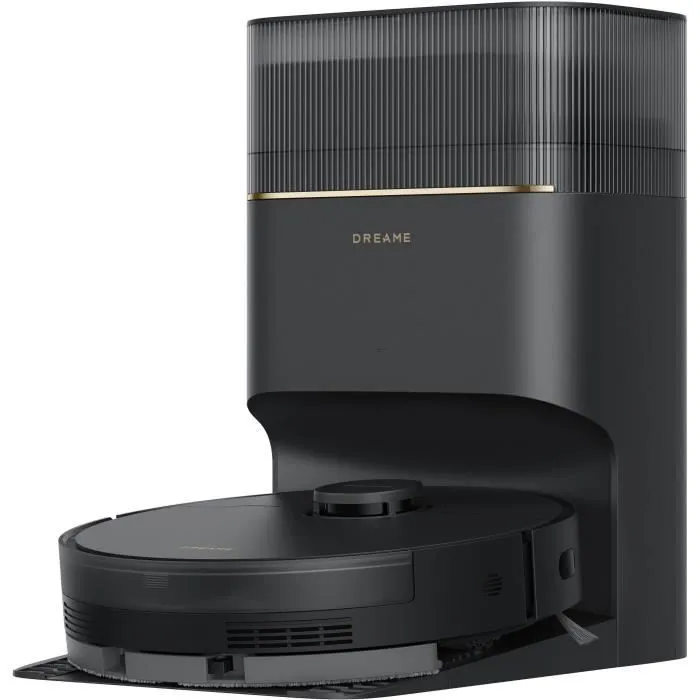 Dreame D20 Pro Plus Robot Aspirateur Laveur, 13000 Pa, Navigation Laser, Double Brosse, Auto-Vidage, Capteur Distance, Brosse Latérale Extensible
