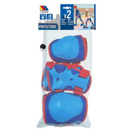 Molto - Set de protections pour enfant 6 pièces - Taille M - Bleu - En plastique