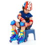 Molto - Set de protections pour enfant 6 pièces - Taille M - Bleu - En plastique
