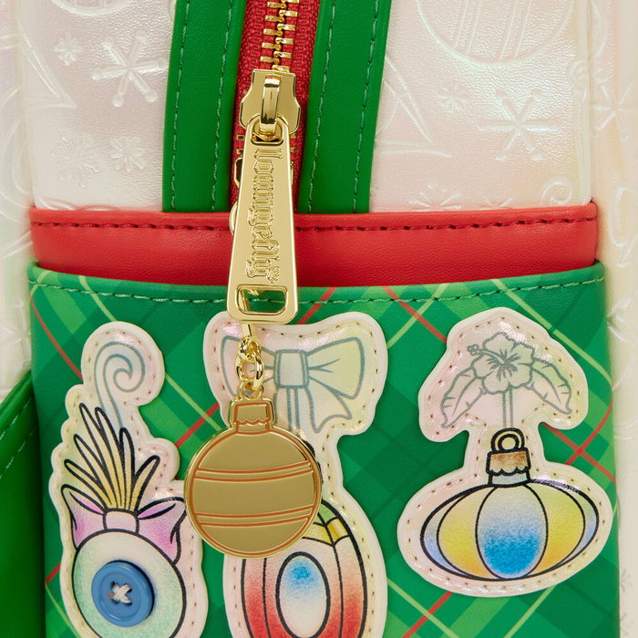 LOUNGEFLY Sac à dos Holiday Stitch Disney 26 cm