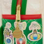 LOUNGEFLY Sac à dos Holiday Stitch Disney 26 cm