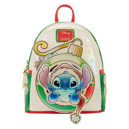 LOUNGEFLY Sac à dos Holiday Stitch Disney 26 cm