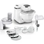 Bosch MUMS2AW21 Robot Pâtissier Serie 2 - 700 W - Bol 3.8 L - 4 Vitesses - avec 3 Disques et Hachoir à Viande - Blanc