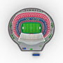 Eleven Force - FC Barcelona - Maquette 3D du Stade Spotify Camp Nou à Construire - Modèle Réduit avec Terrain, Buts, Gradins et Bus