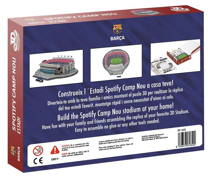 BANBO TOYS Puzzle 3D Stade Spotify Camp Nou F.C. Barcelona BANBO TOYS Puzzle 3D Stade Spotify Camp Nou F.C. Barcelona