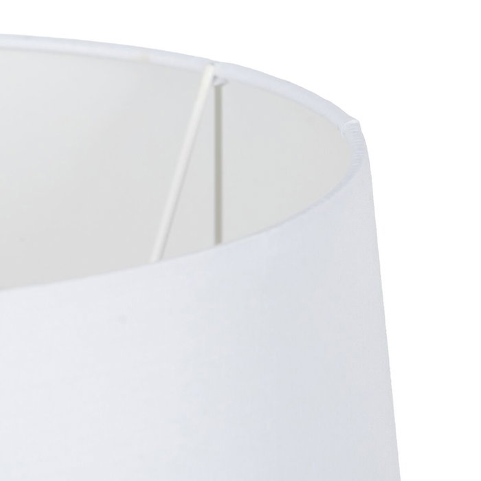 BigBuy Home Lampe de bureau Blanc Noir Doré Fer 40 W BigBuy Home Lampe de bureau Blanc Noir Doré Fer 40 W