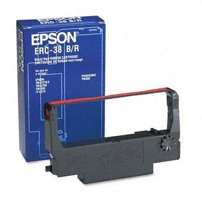 Epson ERC-38 BR Carte de crédit Noir / Rouge Carte de crédit Carte de crédit Carte de Nylon C43S015376 Epson ERC-38 BR Carte de crédit Noir / Rouge Carte de crédit Carte de crédit Carte de Nylon C43S015376